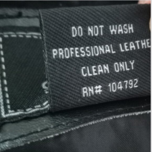 M Collection Leather Biker Vest Large Live to Ride Eagle Embroidered Black - Picture 9 of 10